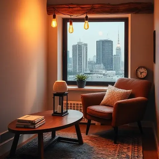 Как создать уютный акцентный уголок с нестандартным освещением и декоративной отделкой своими руками